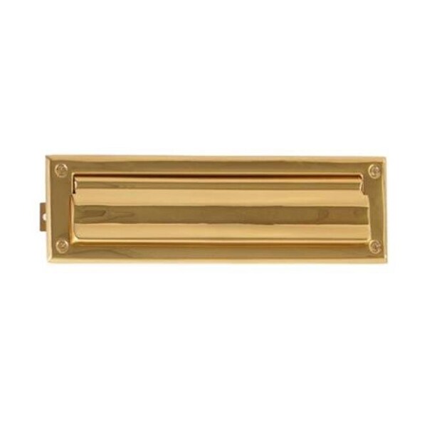 Brass Accents A07-M0050-605 Mail Slot - 3 in. x 10 in. - Polished Brass A07-M0050-605 - main